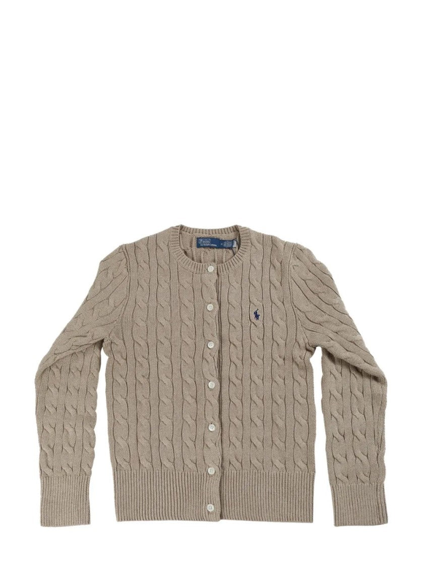 Polo Ralph Lauren Textured Cable Knit Long Sleeve Cardigan