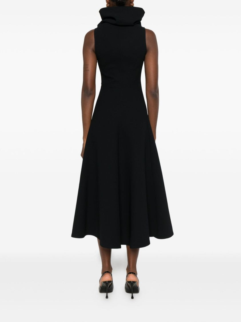 Jacquemus Sleeveless Black Midi Dress