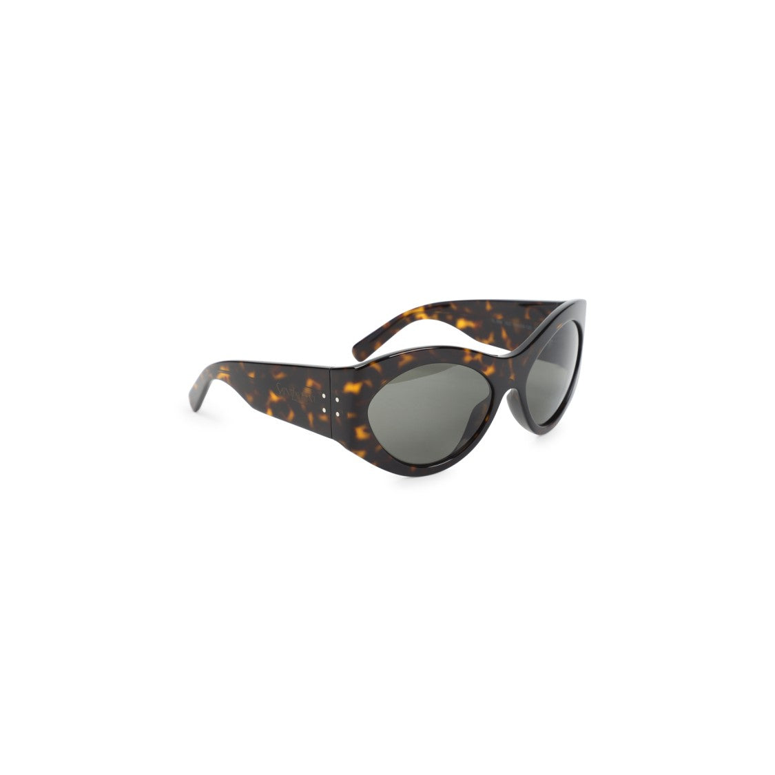 Saint Laurent Havana Brown Acetate Sunglasses