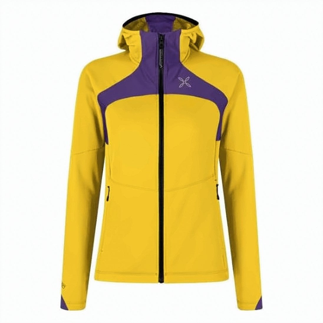 Montura Fitted Yellow Jacket With Purple Accents