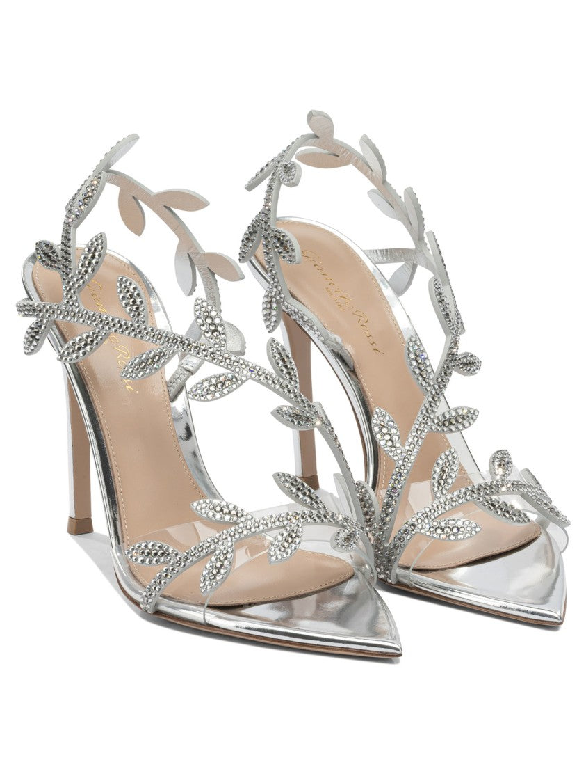Gianvito Rossi "Crystal Flavia 105Mm" Heeled Sandals