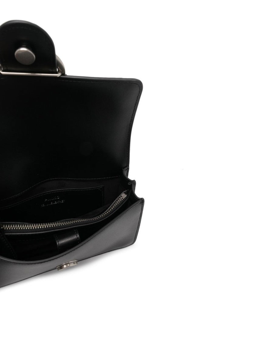 Pinko Calf Leather Shoulder Bag