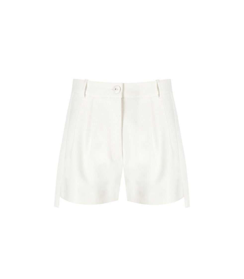Elisabetta Franchi Ivory Smoking Shorts