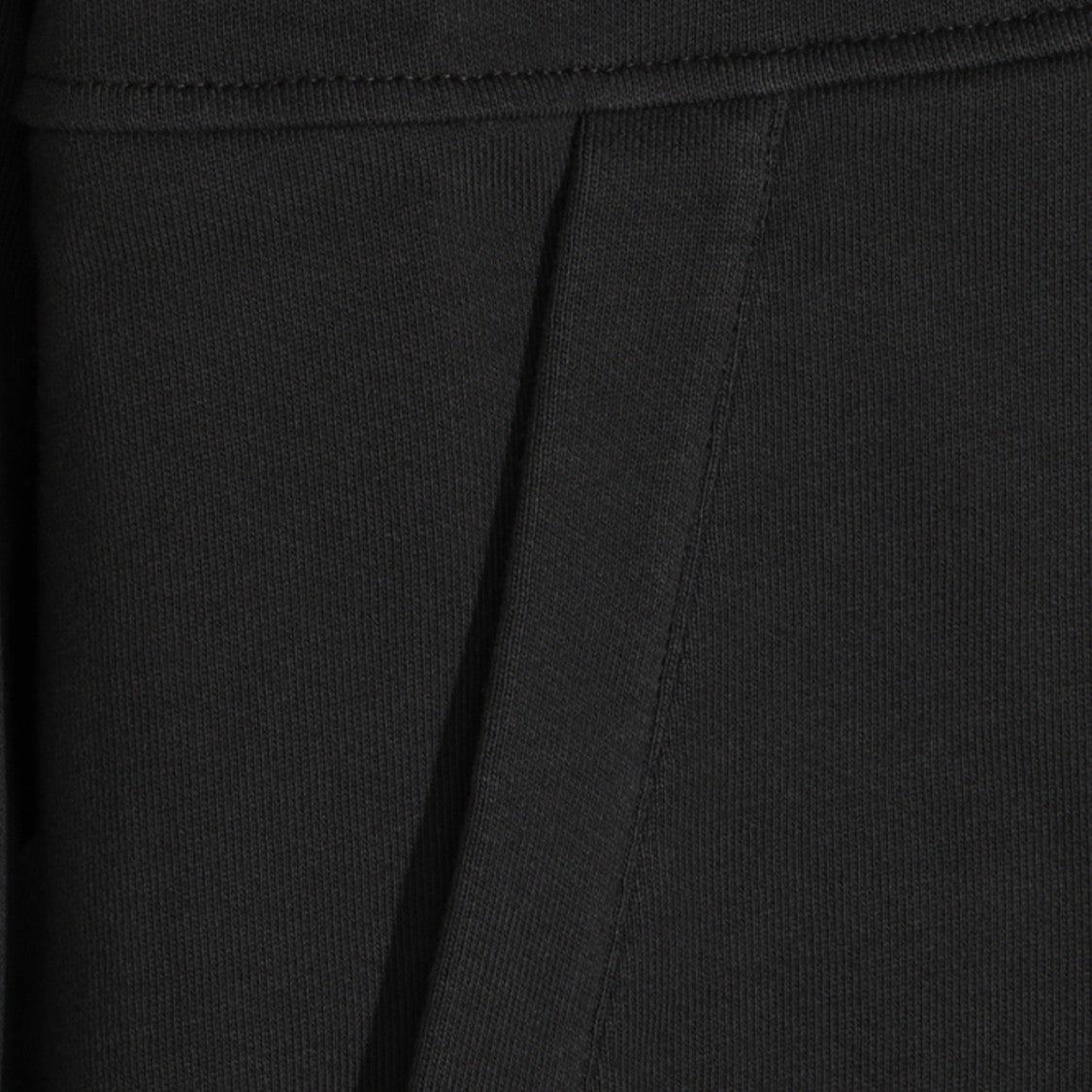 C.P. Company Black Hooded Sweater With Distinctive Logo Patch