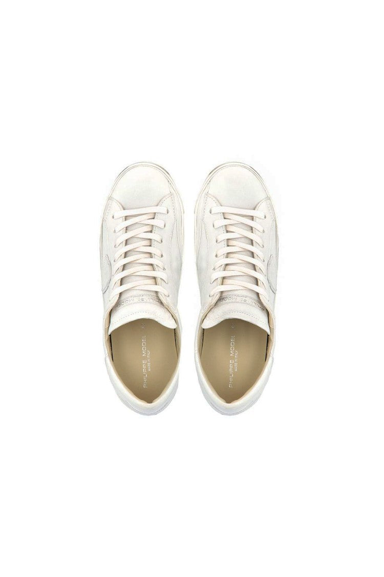 Philippe Model Low Prsx Total White Sneakers