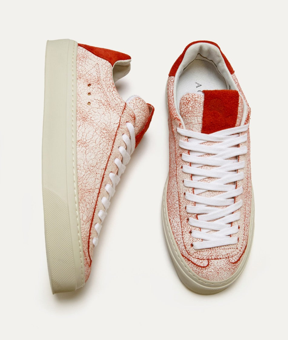 Aqua Alta Venice Redentore Patina Red Sneakers