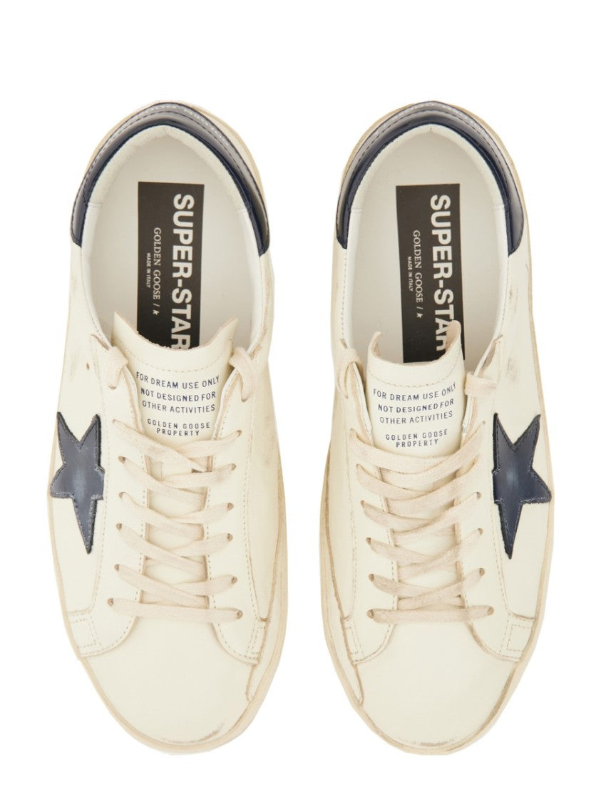 Golden Goose Superstar Distressed Goat Leather Sneakers