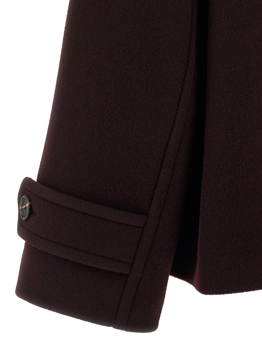 Chloé Double-Breasted Short Coat