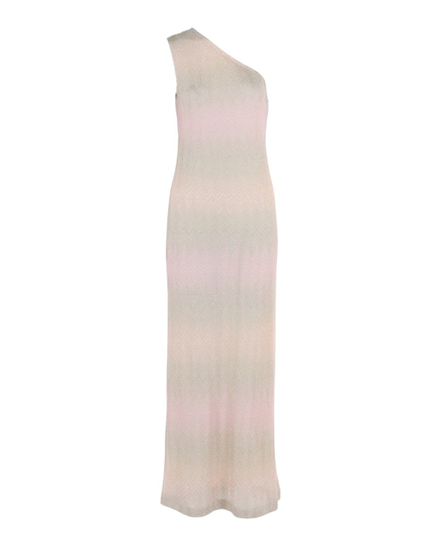 M Missoni One-Shoulder Maxi Dress