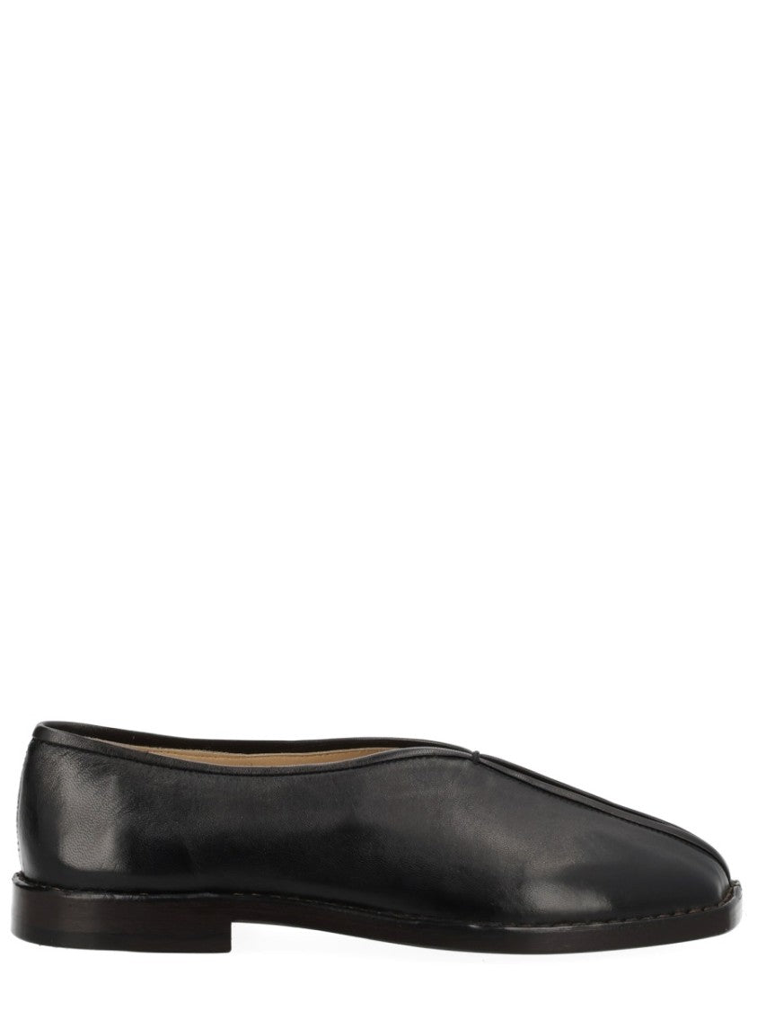 Lemaire Flat Piped Lamb Leather Slippers
