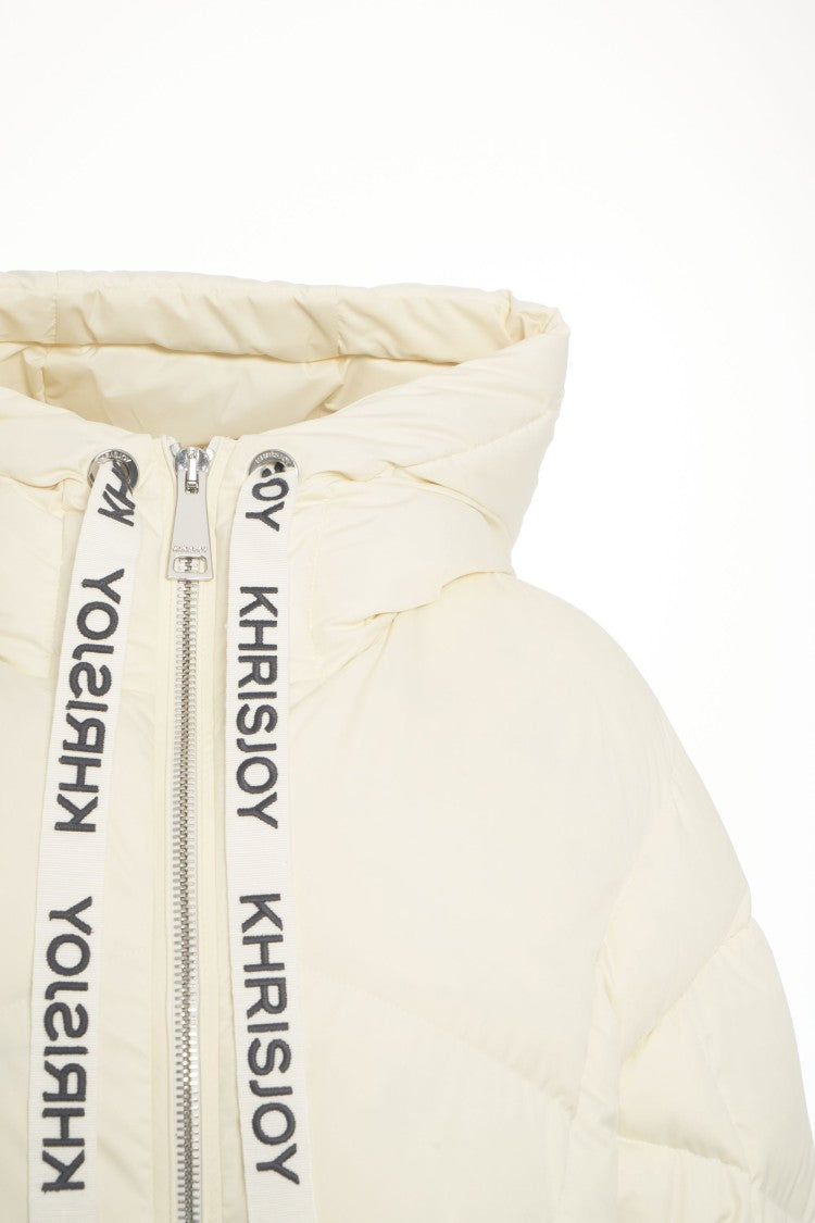 Khrisjoy Oversized Puffer Jacket With Cozy Hood