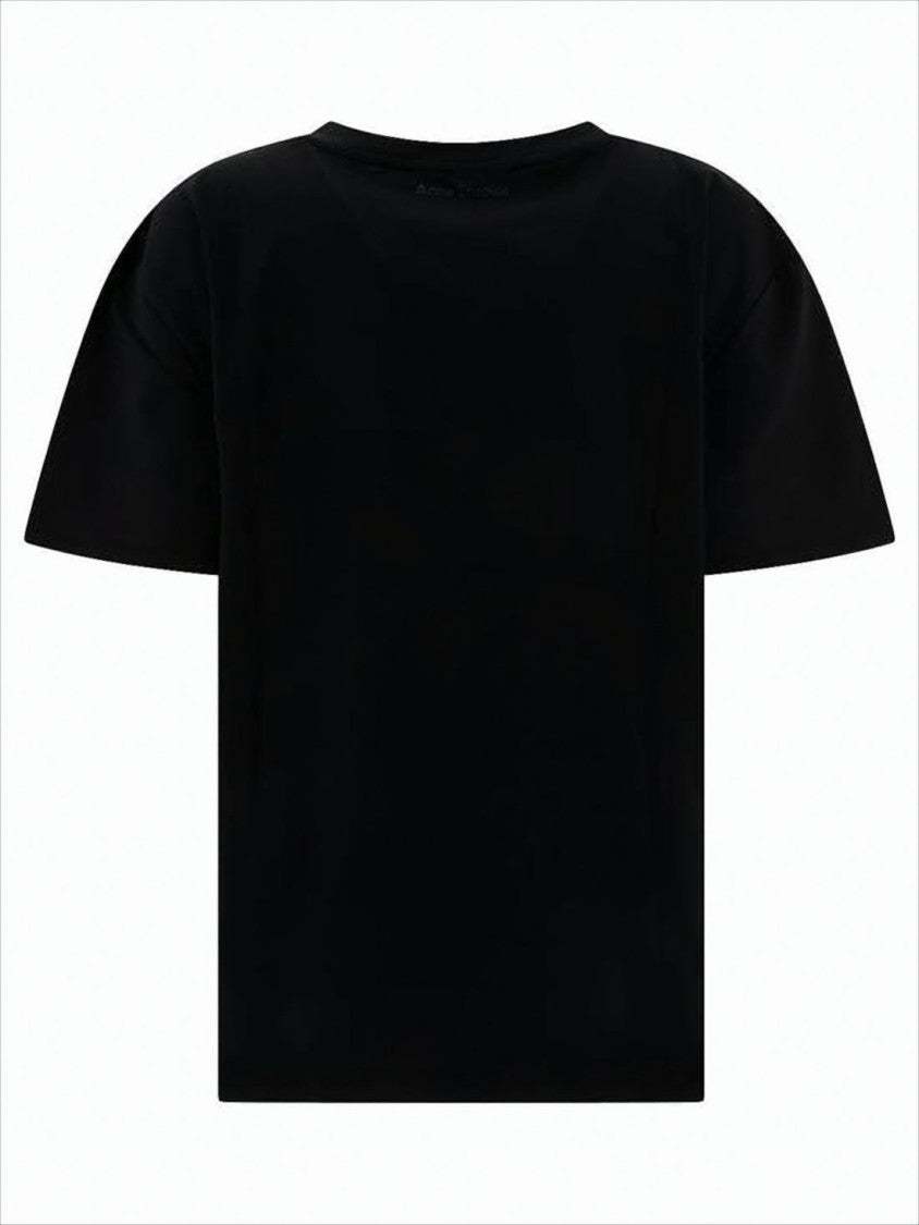 Acne Studios Minimalistic Black Short-Sleeved T-Shirt With Classic Fit