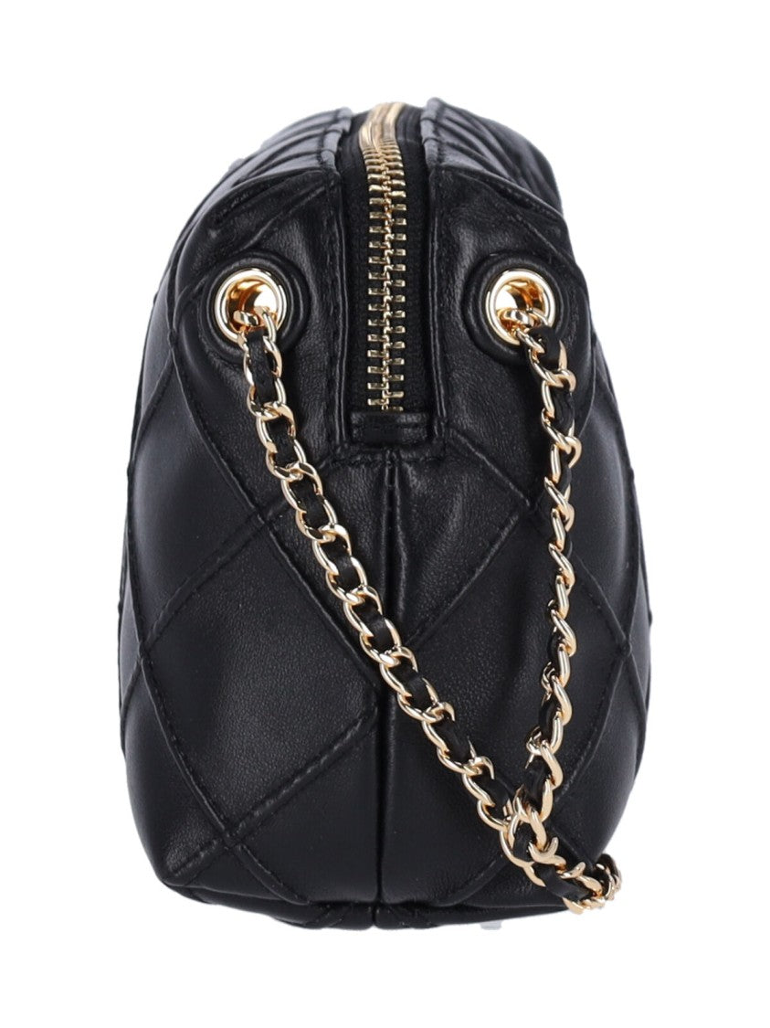 Tory Burch Mini Shoulder Bag "Fleming" – Black