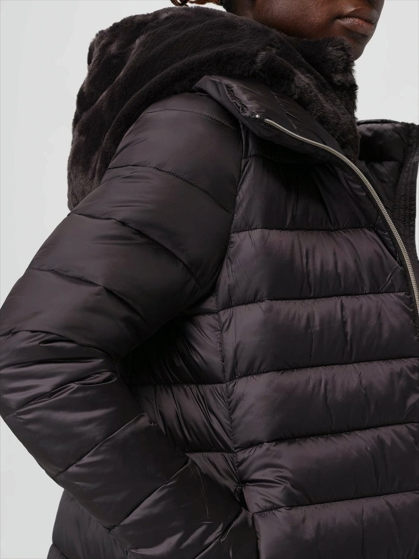 Save The Duck Mid-Length A-Line Hooded Down Jacket