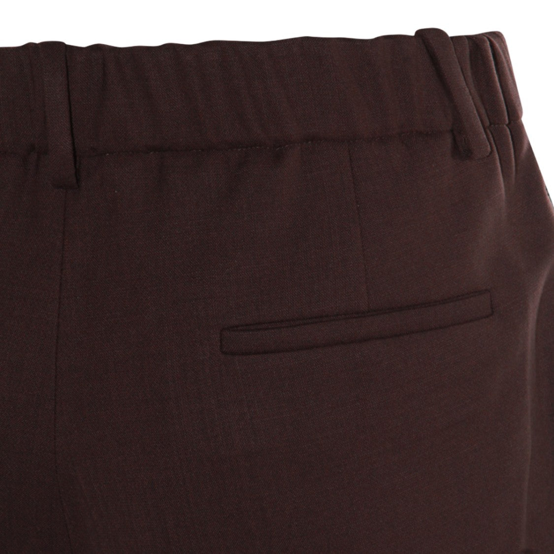 Incotex Tailored Brown Trousers With Subtle Crease Lines