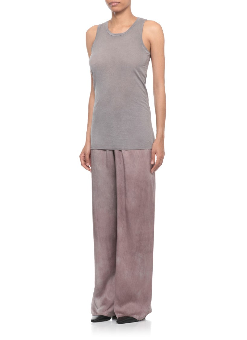 Avant Toi Slate Round Neck Cotton Tank Top