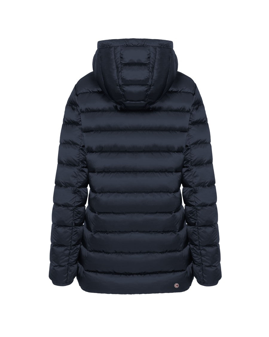 Colmar Originals Fitted Blue Hooded Down Jacket