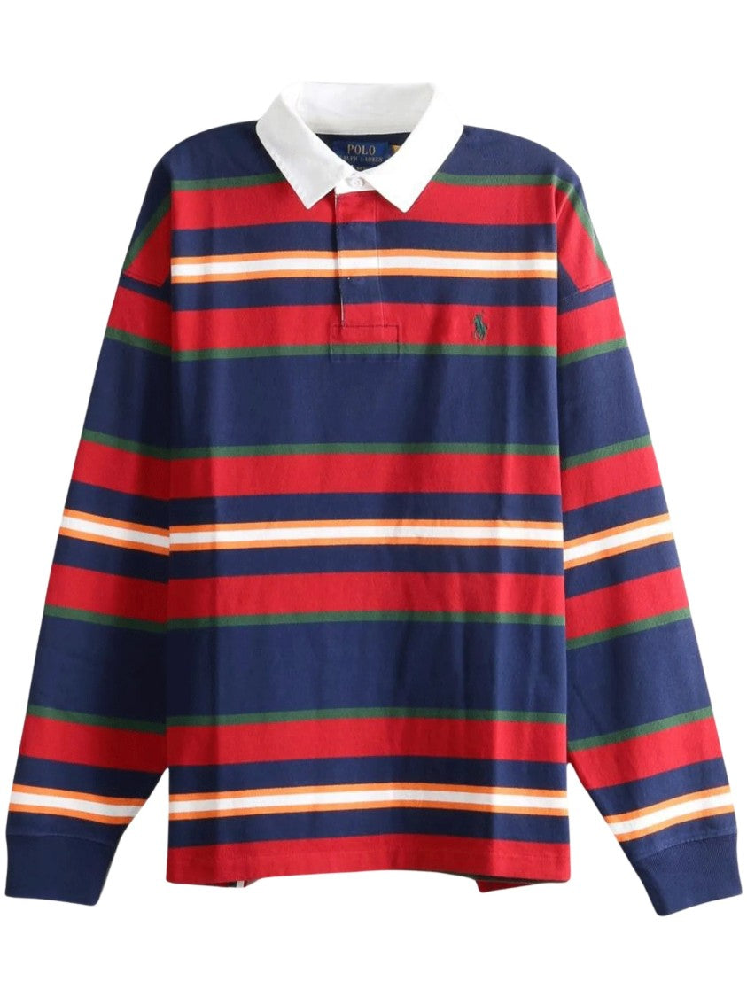 Polo Ralph Lauren Horizontal Stripe Long-Sleeve Polo Shirt