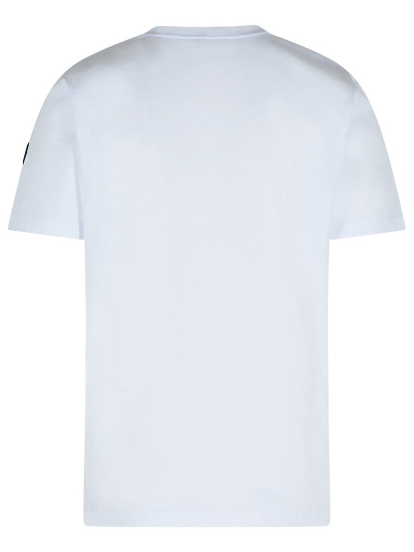 Moncler White Crew Neck T-Shirt