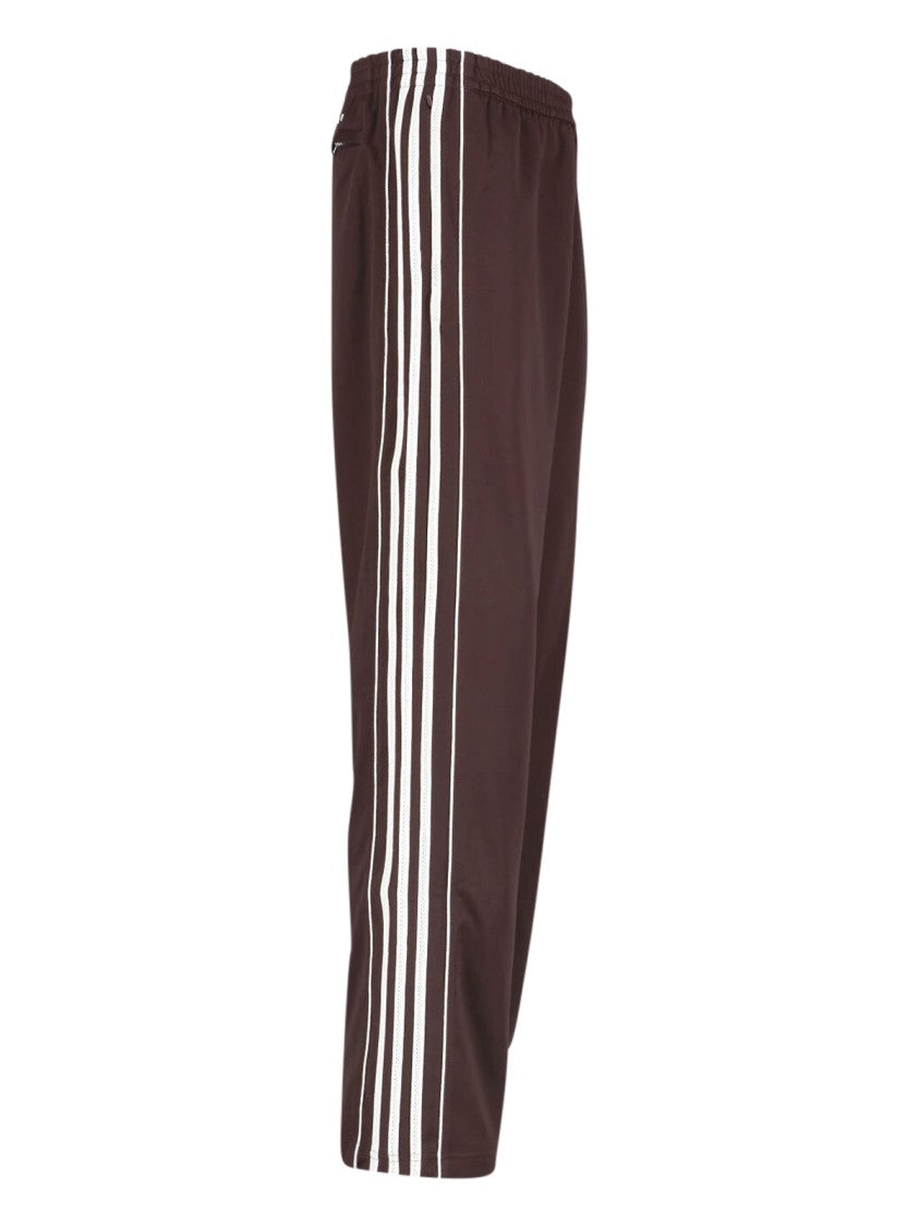 Adidas Originals By Wales Bonner Brown Relaxed Fit Side Stripe Trousers