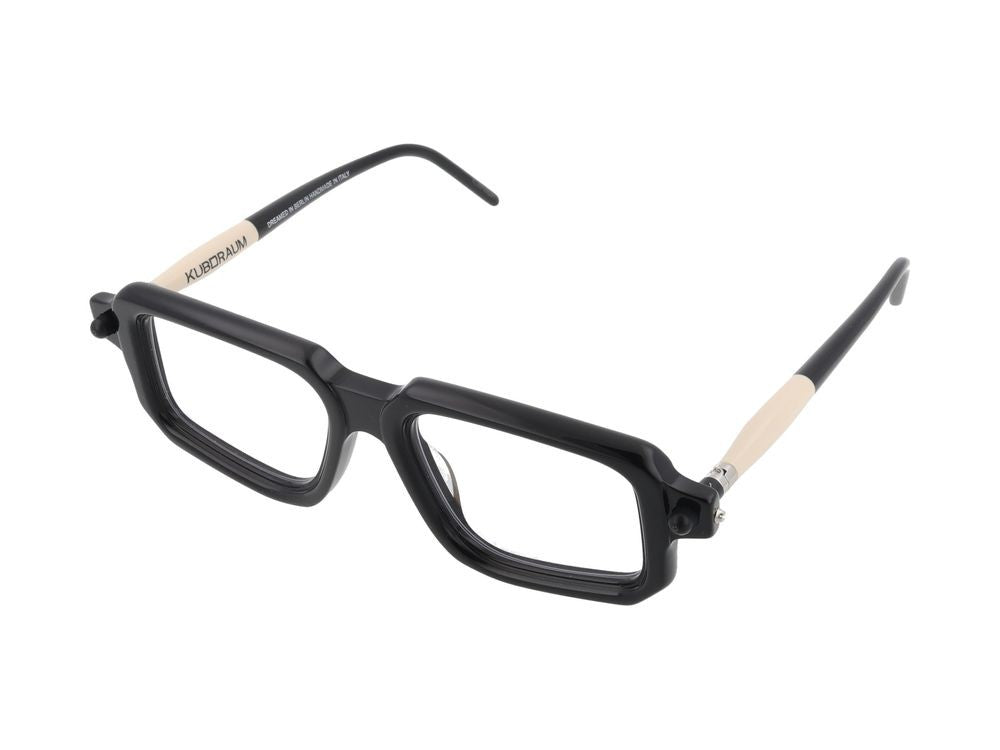 Kuboraum Geometric Rectangular Titanium Temple Optical Glasses