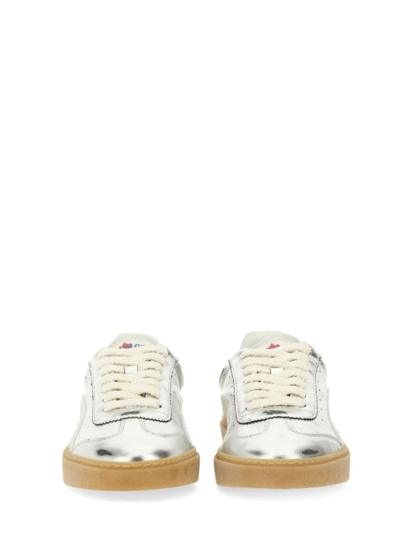Dsquared2 Metallic Low-Profile Sneakers With Distinctive Accents