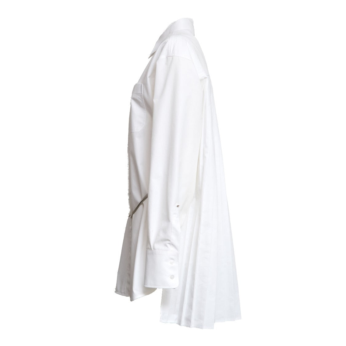 Sportmax Nespola Plissettata Oversize Shirt Shirt