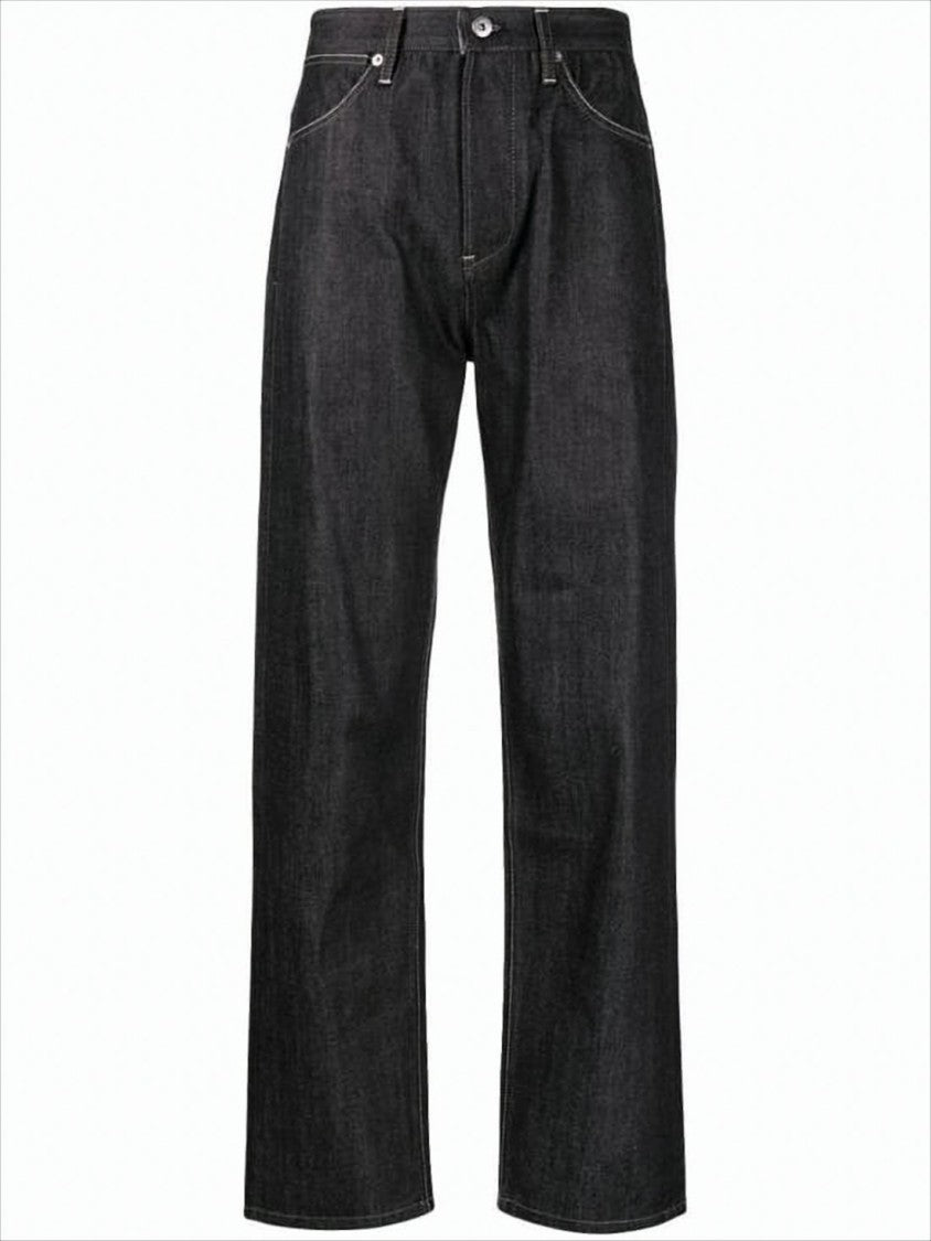 Jil Sander Dark Indigo Straight-Leg Denim Pants