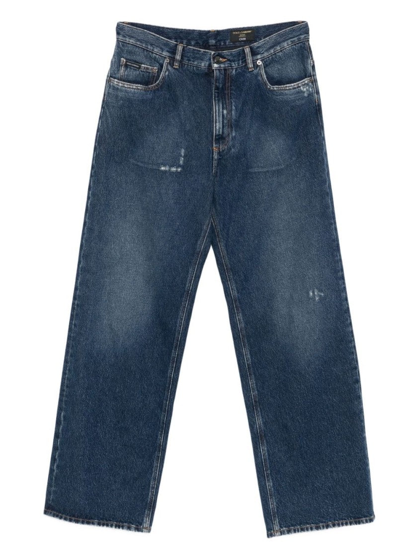 Dolce & Gabbana Straight-Leg Trousers With Five-Pocket Design