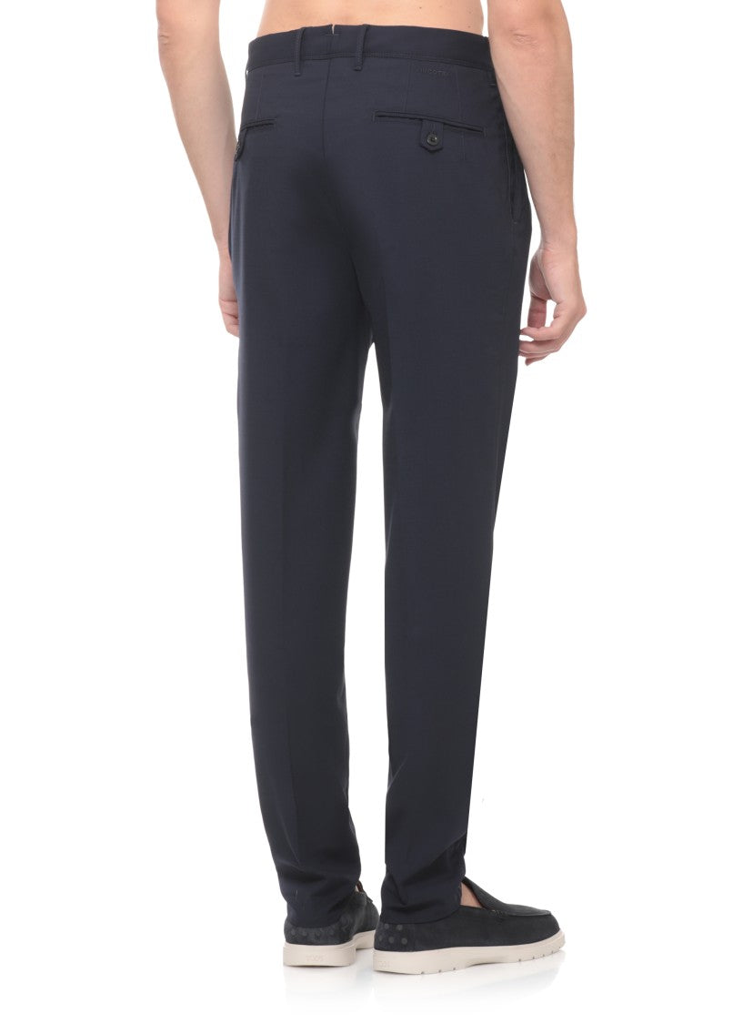 Incotex Blue Zip Fastening Formal Pants