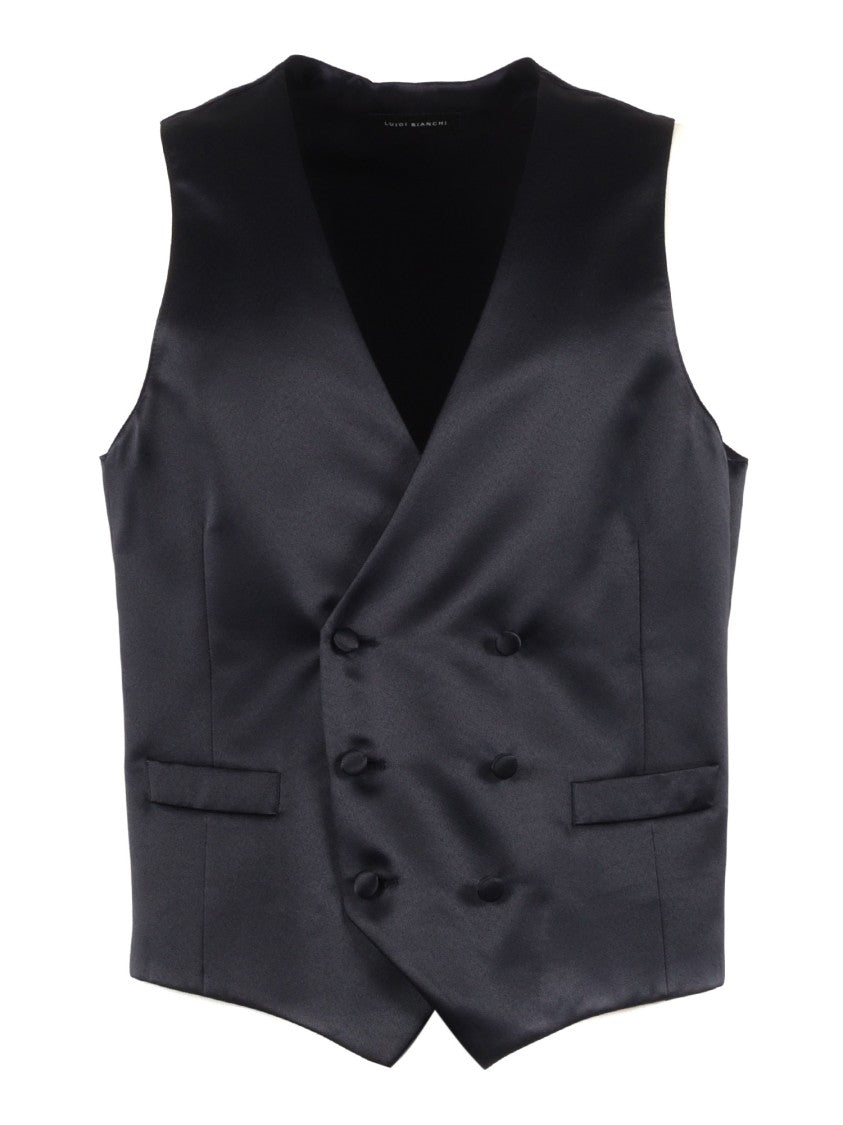 Luigi Bianchi Double Breasted Tailored Tailored Vest