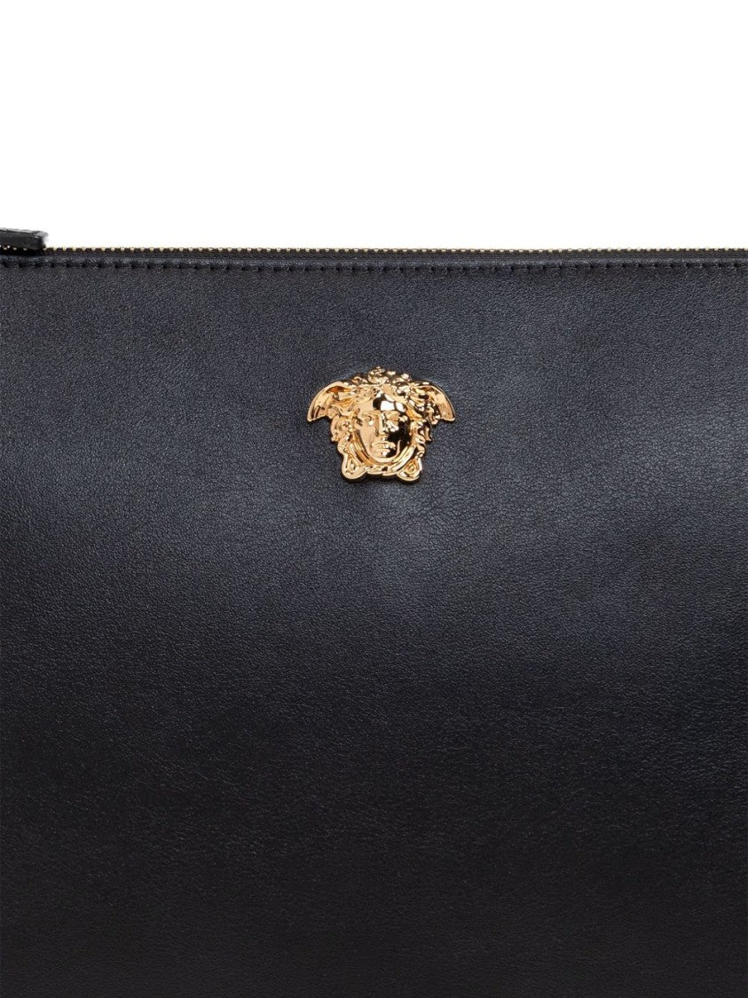 Versace Rectangular Black Clutch Bag
