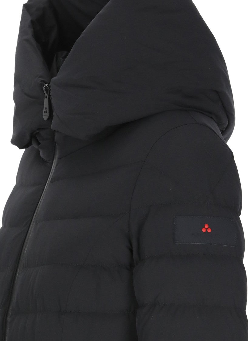 Peuterey Black Campbell Hooded Quilted Jacket