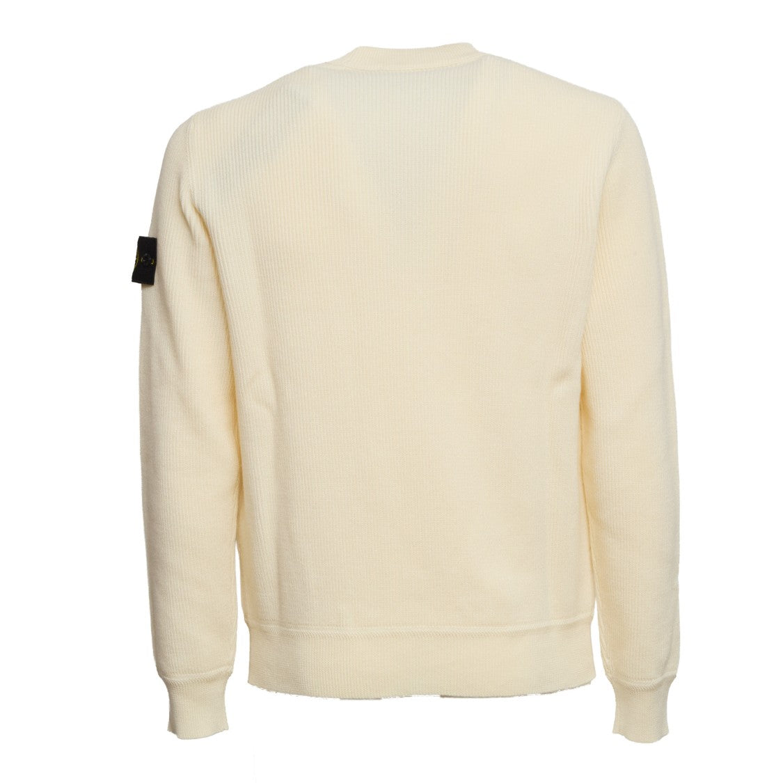 Stone Island Ribbed Soft Organic Cotton Crewneck Sweater