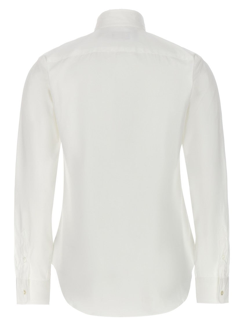 Polo Ralph Lauren Slim-Fit Cotton Poplin Shirt With Logo Embroidery