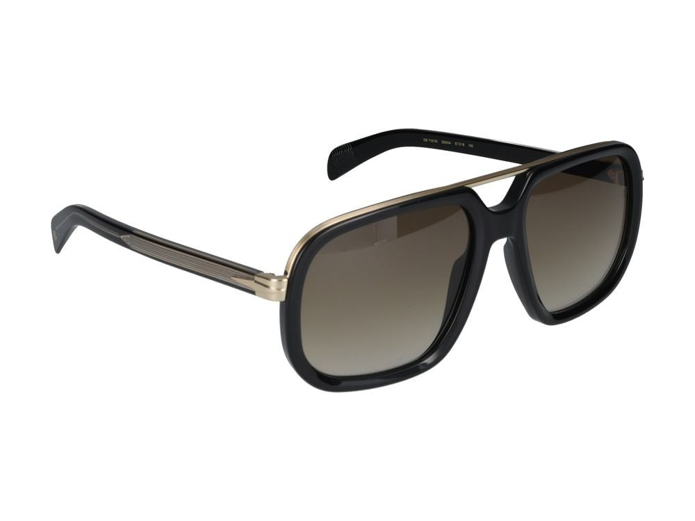 David Beckham Sunglasses Db 7101/S 2M2 Black Gold 57/18/145
