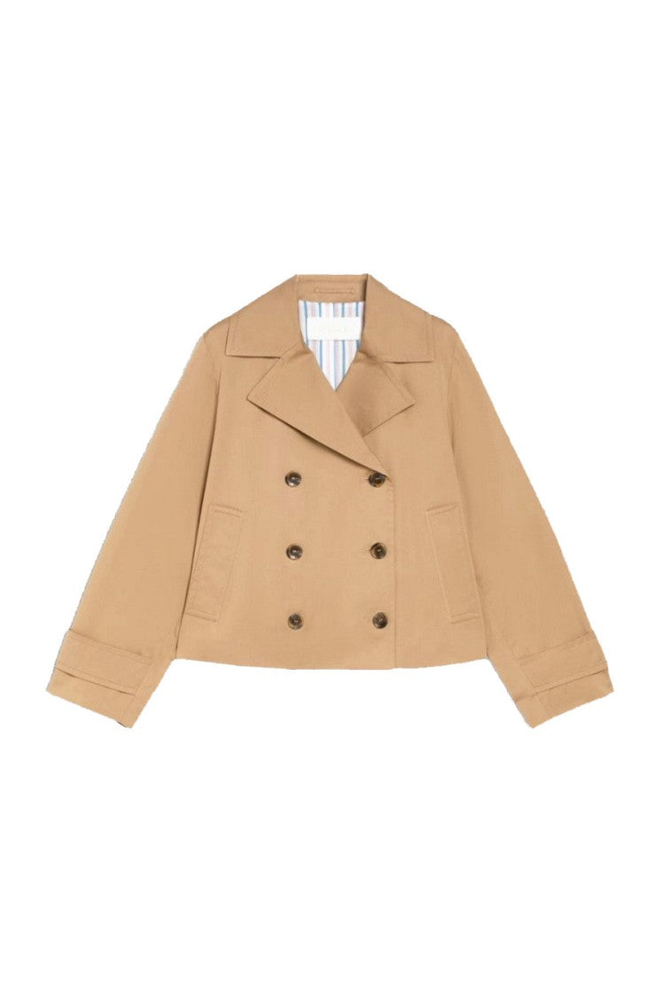 I Blues Camel Technical Nylon Zip-Up Jacket