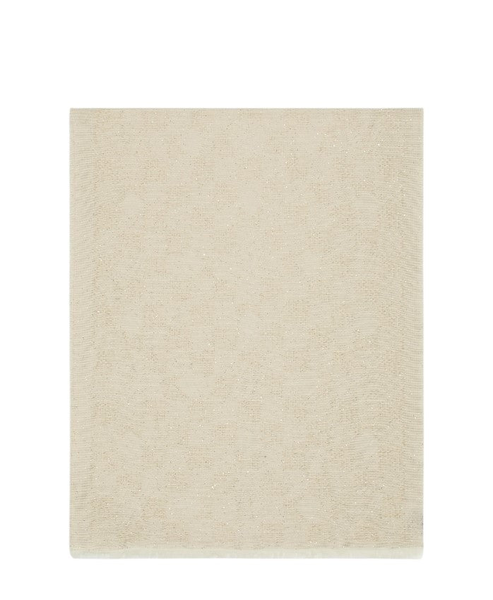 Emporio Armani Woven Weave Appliqued Micro Stole