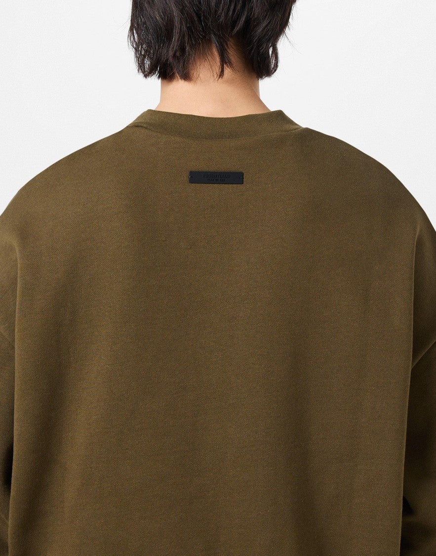 Fear Of God Essentials Logo Crewneck Sweatshirt
