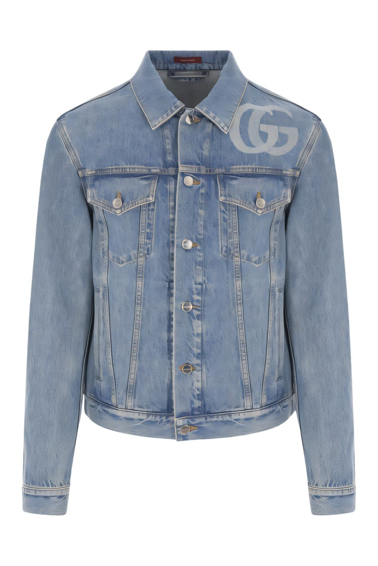 Gucci Classic Light Blue Denim Jacket