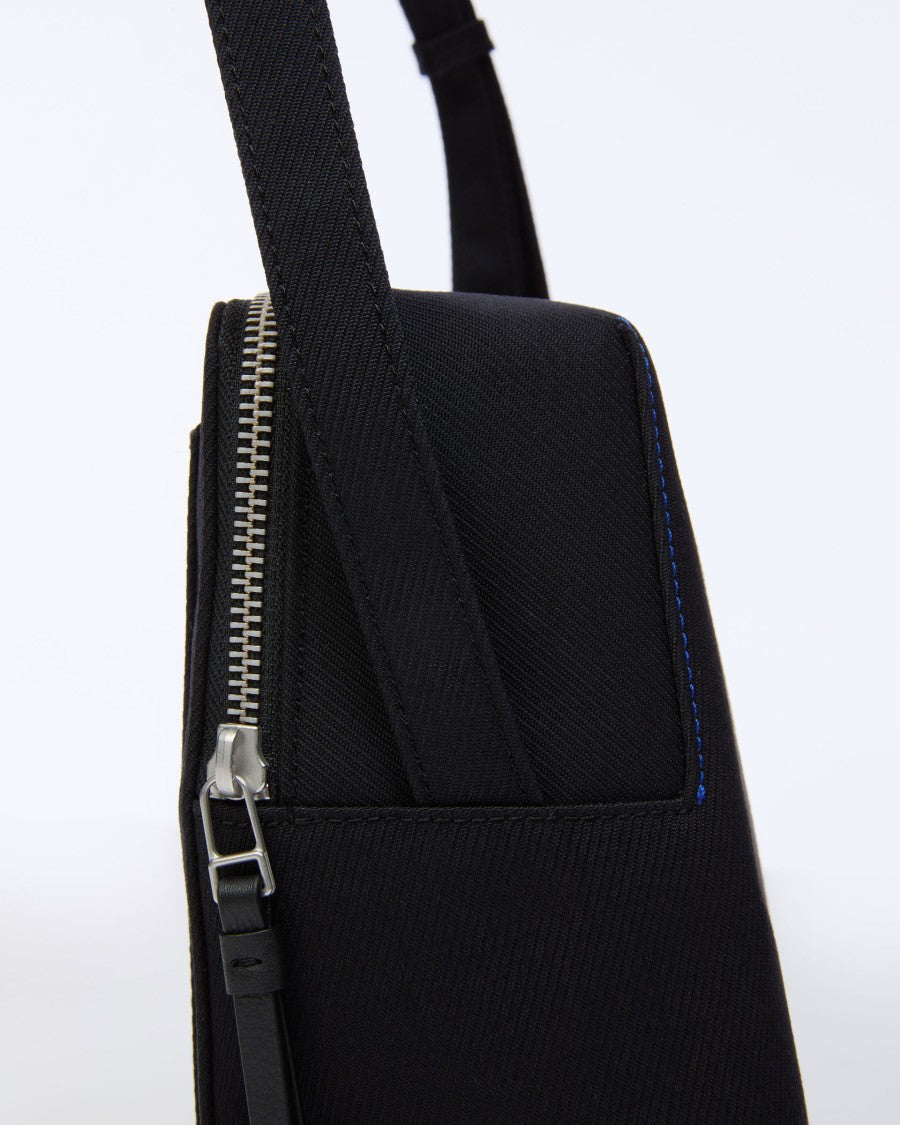 Adererror Asymmetric Grained Leather Crossbody Bag