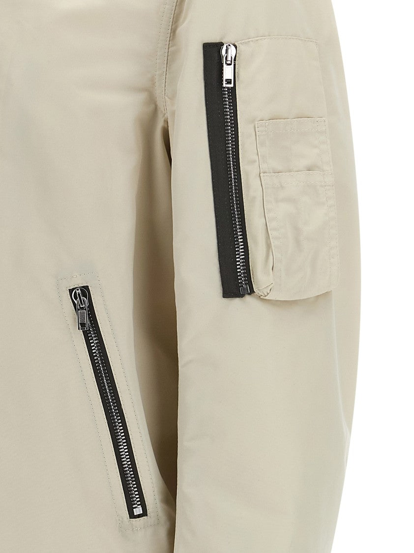 Rick Owens Tech Faille 'Flight' Bomber Jacket