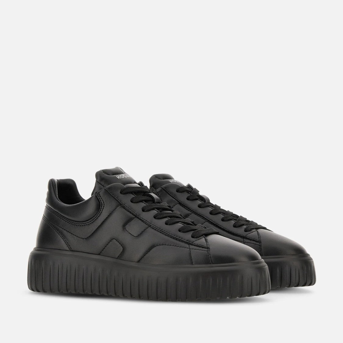 Hogan H-Stripes H Shoes With Embossed 'H' Design