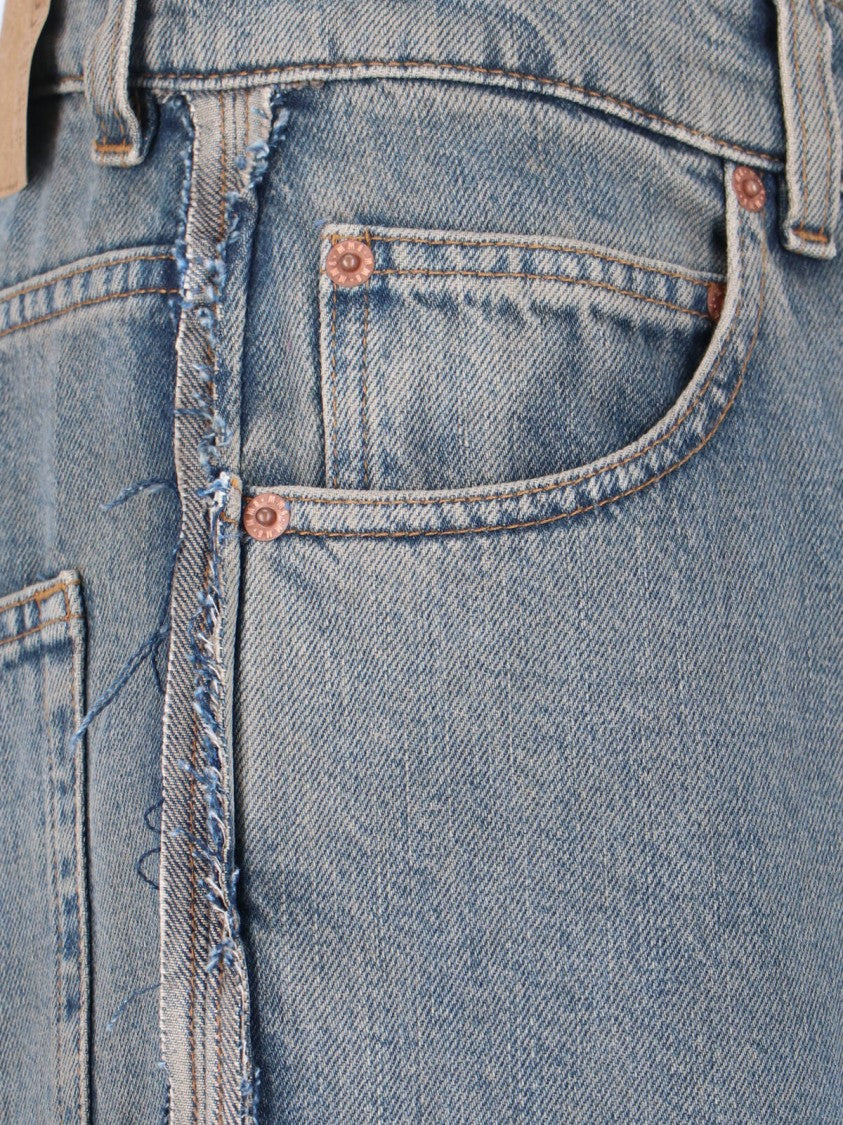 Mm6 By Maison Margiela Wide Jeans – Light Blue