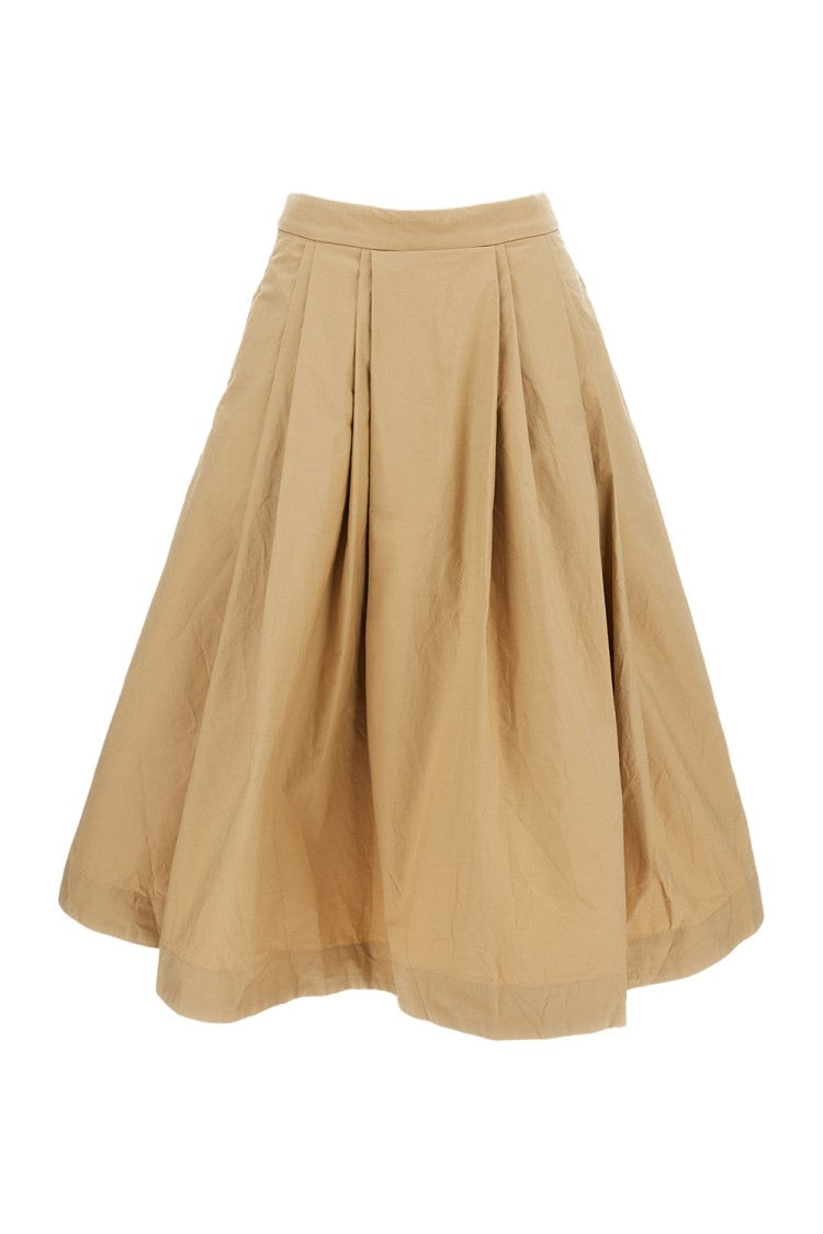 Casey & Casey Flared Pleated Skirt