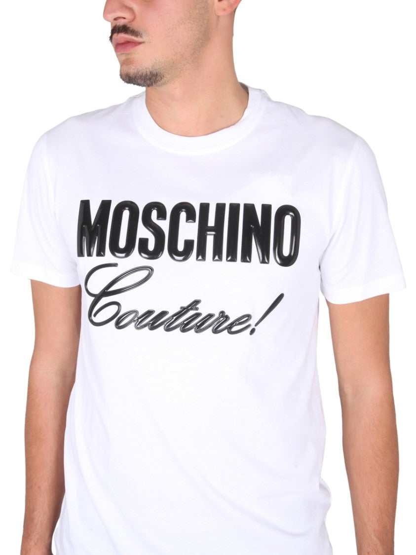 Moschino Signature Logo Print Crewneck T-Shirt
