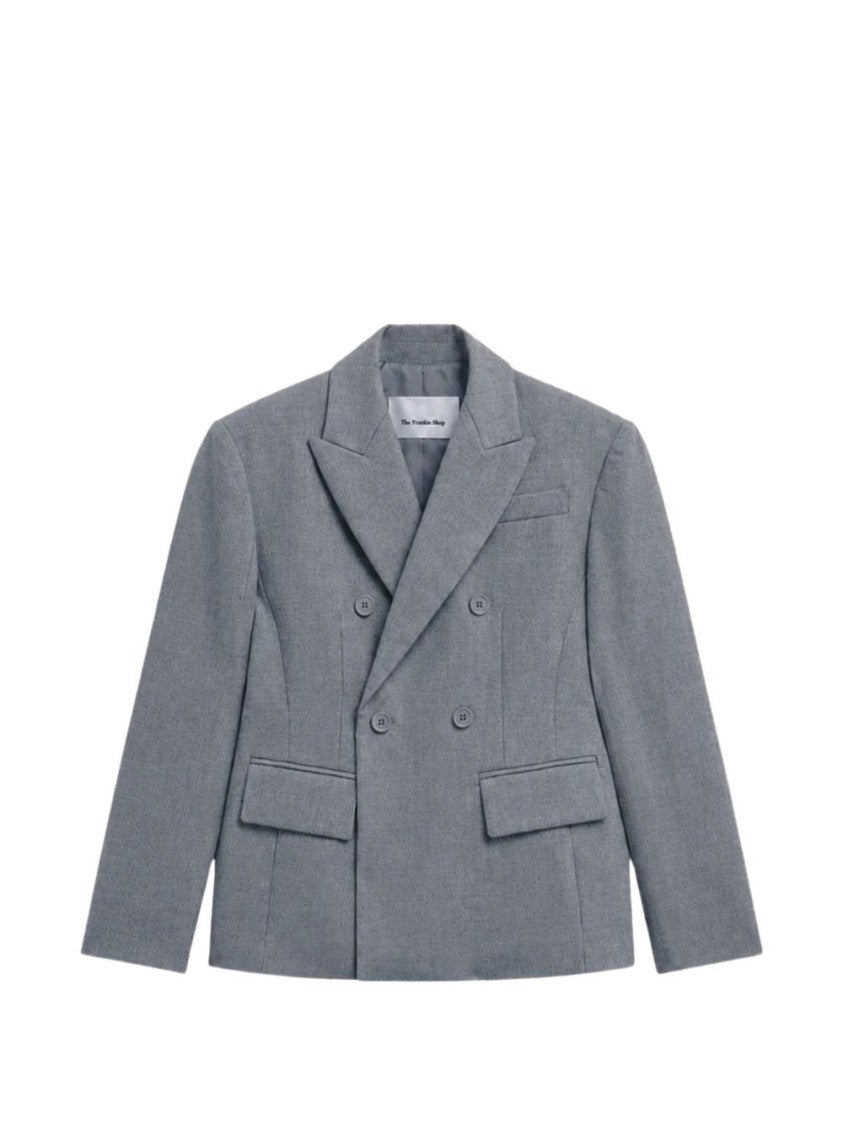 The Frankie Shop Structured Double-Breasted Tailored Jacket