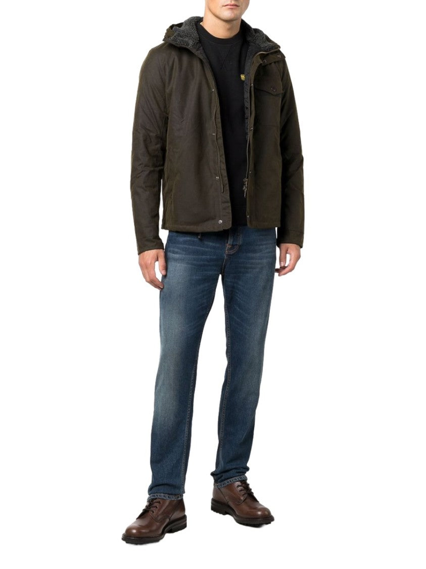 Barbour Black Kevlar Waxed Cotton Jacket