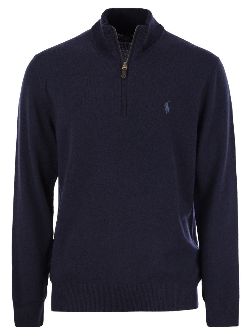 Polo Ralph Lauren Wool Pullover With Half Zip