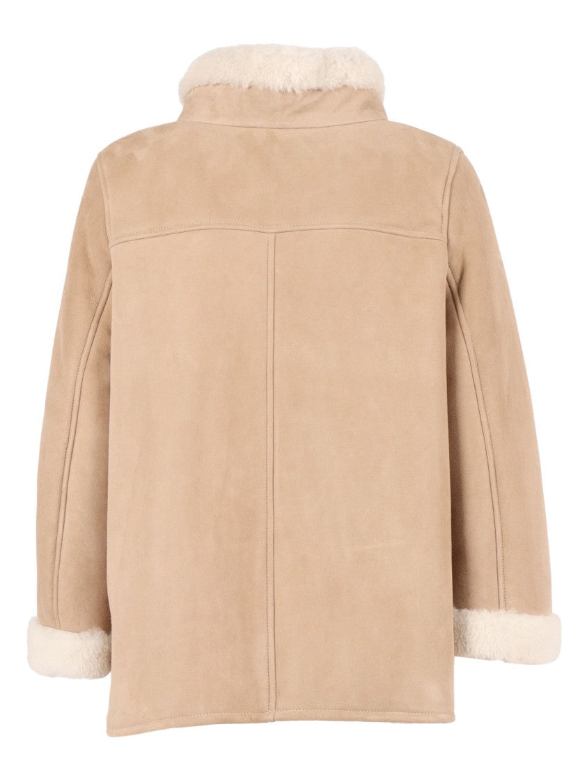 Fay Structured Short Lambskin Jacket